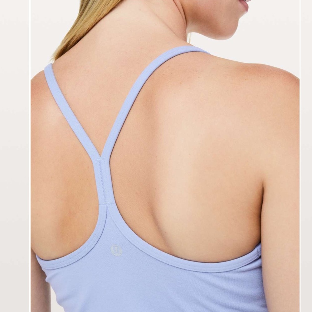 Lululemon Power Y Tank *Luon in “Iron Purple”. Like New Quality!